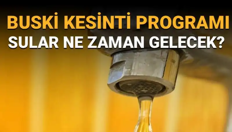 Bursa Nilüfer’deki Su Kesintisi Programı: Sular Ne Zaman Gelecek?